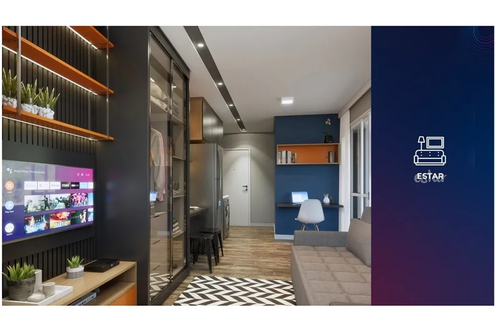 Imagem Studio à venda em São Paulo, Brooklin Paulista, com 1 quarto, 24.28m2
