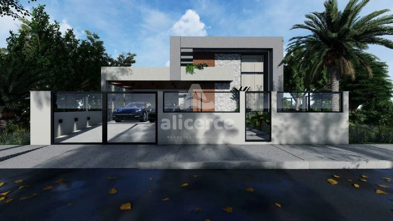 Imagem Casa com piscina, de Alto Padrão, 3 dorm. com suíte, no Green Village - São Sebastião, Palhoça/SC