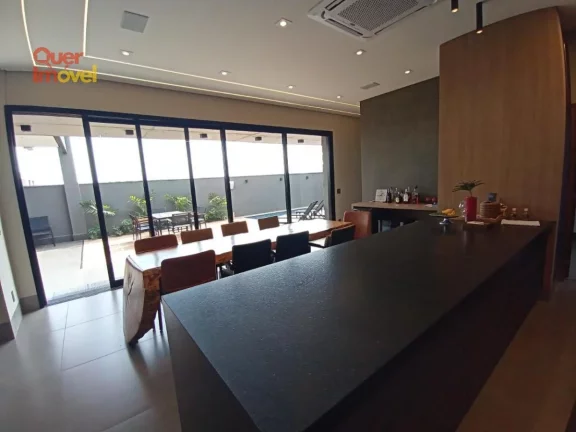 Imagem Residência de luxo no Condomínio Villa Di Maria: 3 suítes, 263,33 m² em Quintas de São José, Ribeirão Preto-SP - Quer Imóvel Negócios Imobiliários.