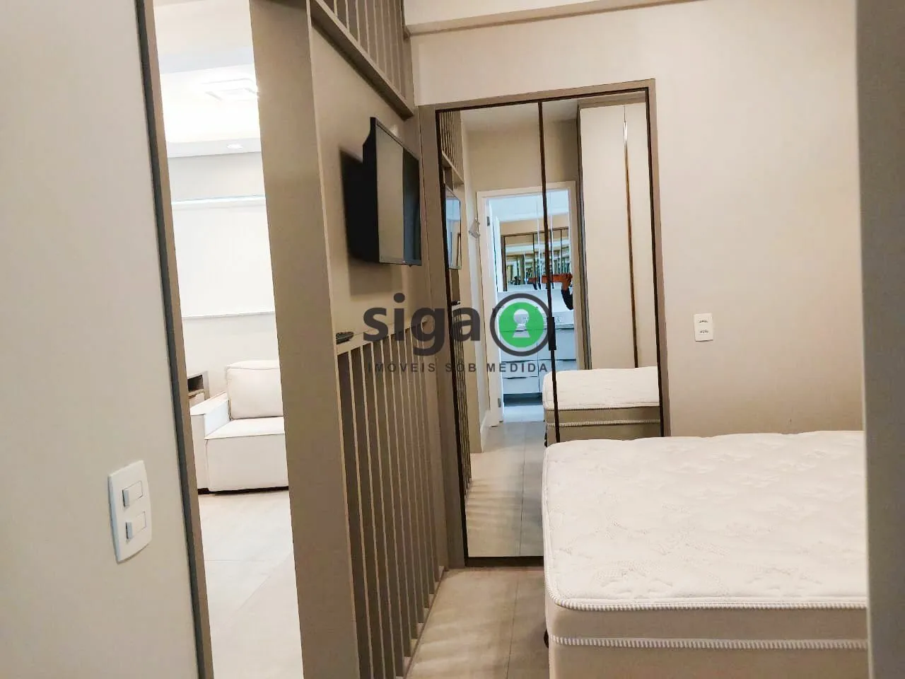 Imagem Apartamento com 1 suíte, 43m², à venda por R$ 840.000 - Brooklin - São Paulo/SP