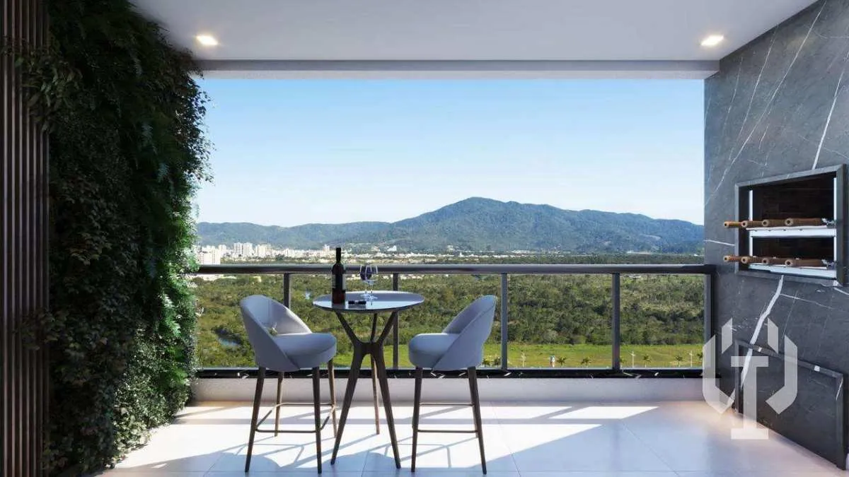 Imagem Apartamento com 2 suítes e 2 vagas de garagem em Meia Praia