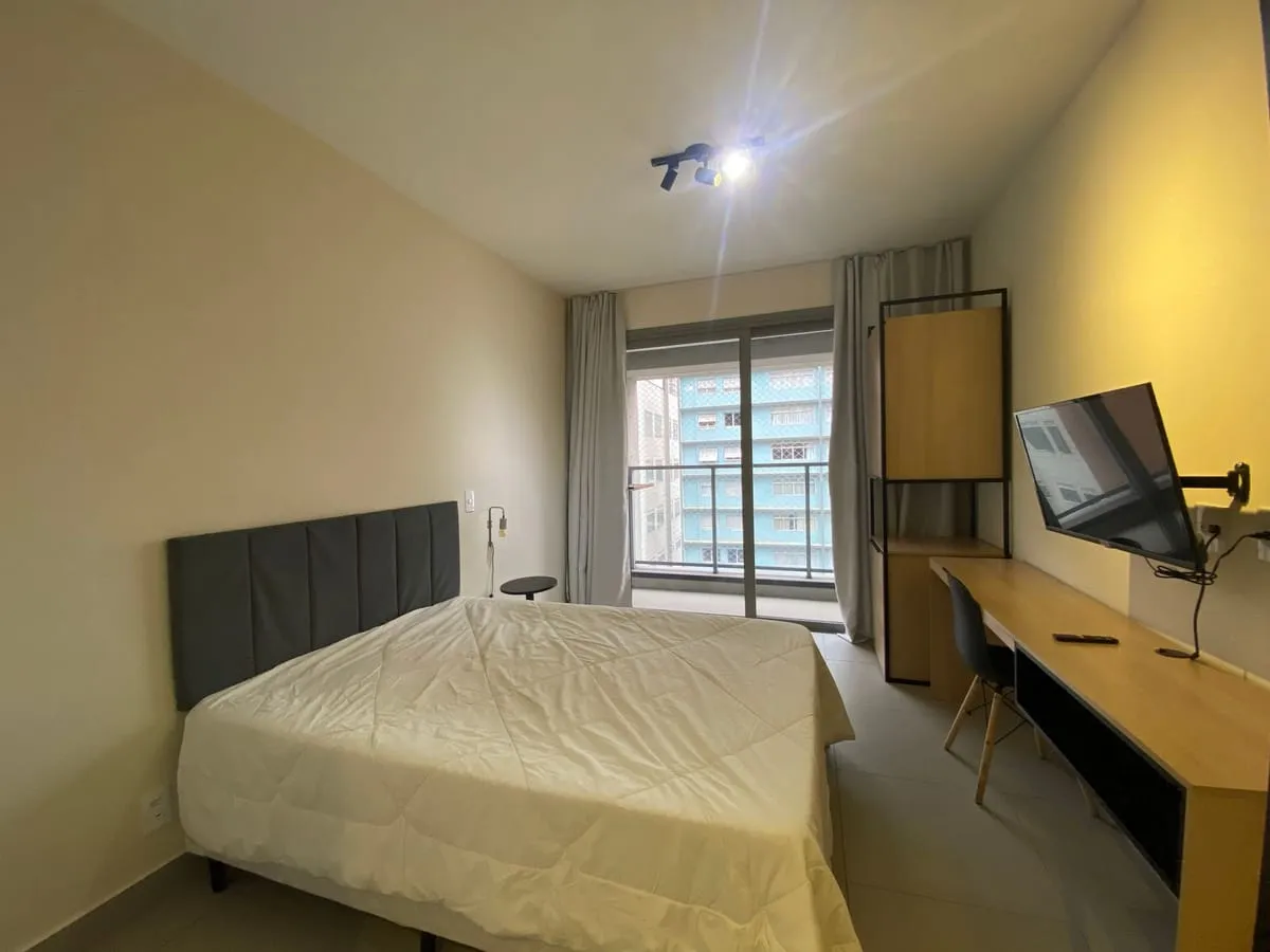 Imagem Apartamento com 1 Quarto para alugar, 24m² - Perdizes