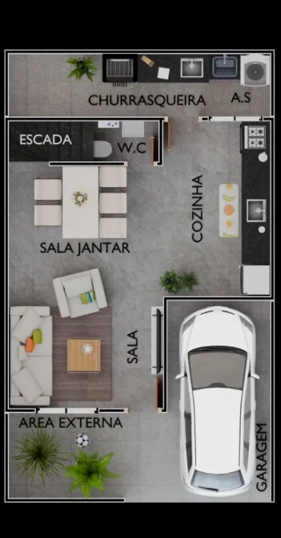 Imagem CASA COM 62,41 m² - MELVI - PRAIA GRANDE SP
