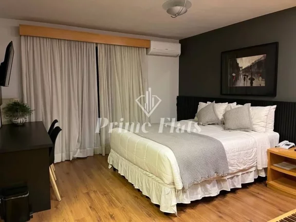 Imagem Flat disponível para locação no Hotel Intercity Interative Jardins, com 26m², 1 dormitório e 1 vaga