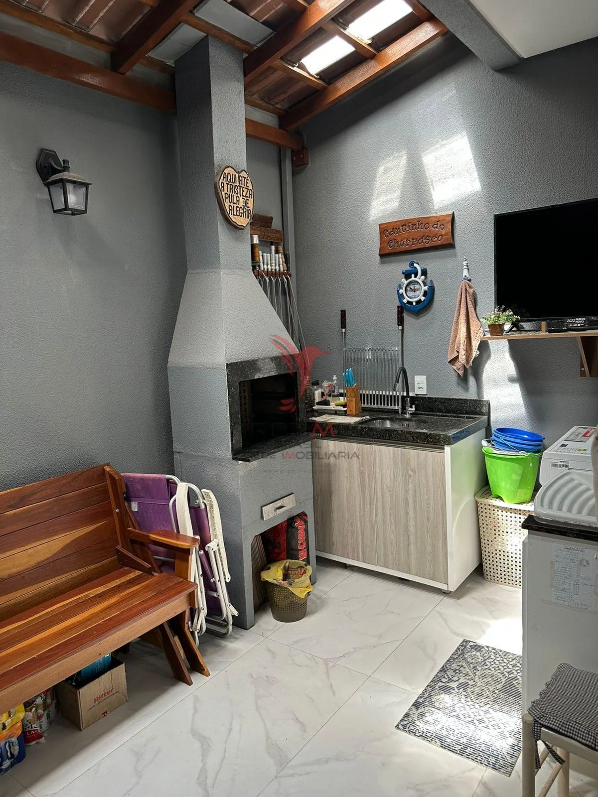 Imagem Casa mobiliada , com 2 Suites, Área Gourmet, 2 Vagas de Garagem,em Morretes