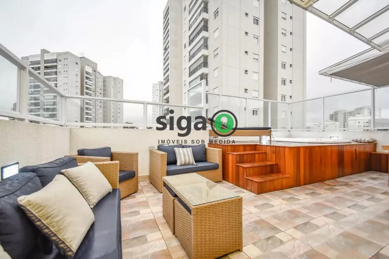 Imagem Cobertura Duplex de 192 m² com 4 Dormitórios, 2 Suítes e 4 Vagas no Morumbi