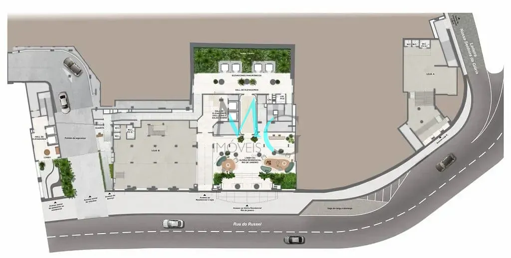Imagem Loja à venda 648.61M² Glória Rio de Janeiro - RJ | Glória Residencial Histórico I - Lojas