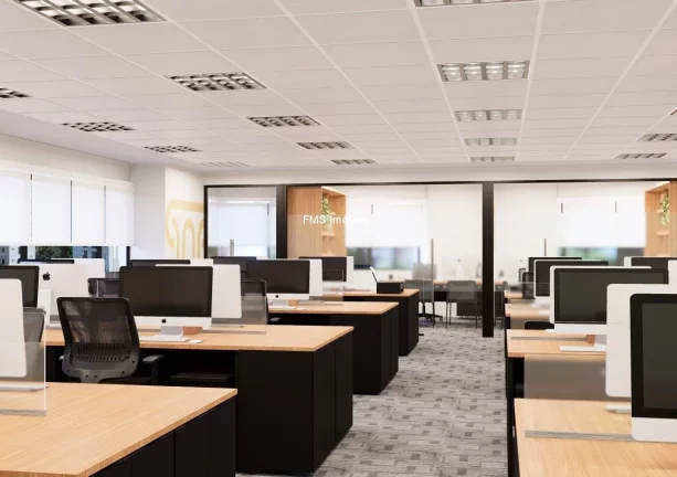 Imagem Conjunto comercial mobiliado com 170m² para locação.