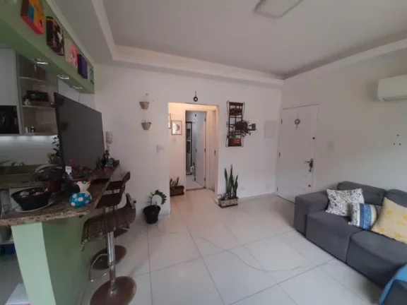 Imagem APARTAMENTO COM 2 DORMITÓRIOS À VENDA, 53 M² POR R$ 290.000,00 - MARAPÉ - SANTOS/SP
