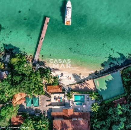 Imagem Casa Frente Mar para Temporada em Angra dos Reis / RJ no bairro Mombaça