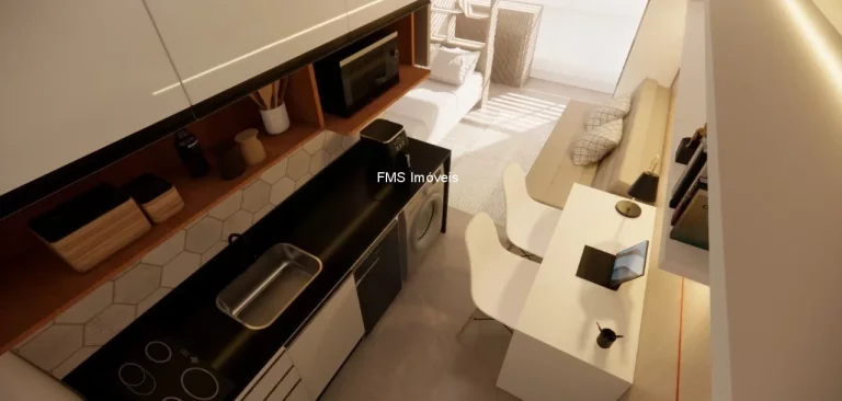 Imagem Studio mobiliado com 25m² no Sumaré.