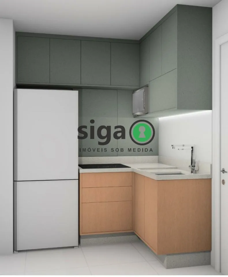 Imagem apartamento 43m² com 1 dormitório sendo 1suíte localizado no Brooklin/SP