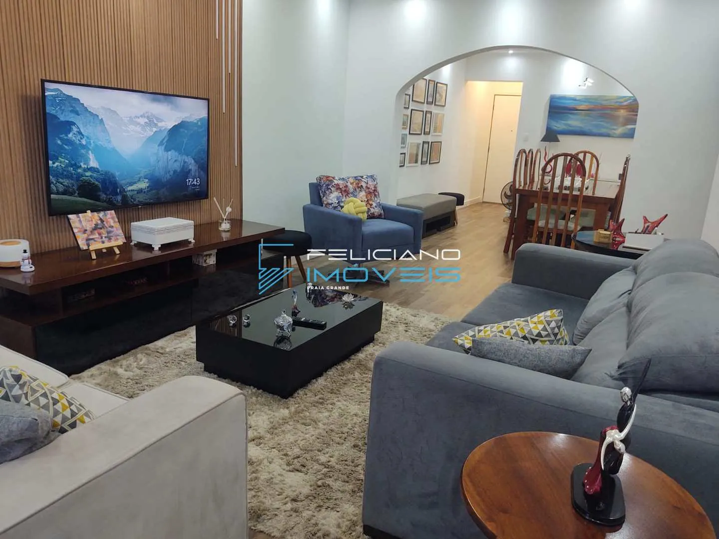 Imagem Apartamento com 3 quartos, Ocian, Praia Grande - R$ 658 mil, Cod: 5683
