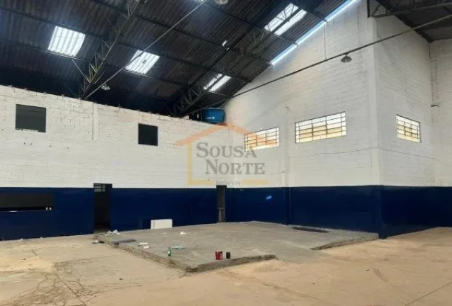 Imagem Galpão, área total 1.081.60m², área edificada é 686.15m², pé direito de 8m, altura da entrada...