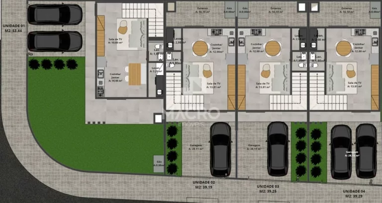 Imagem Geminado Duplex | João Pessoa | 2 suítes | 82m²