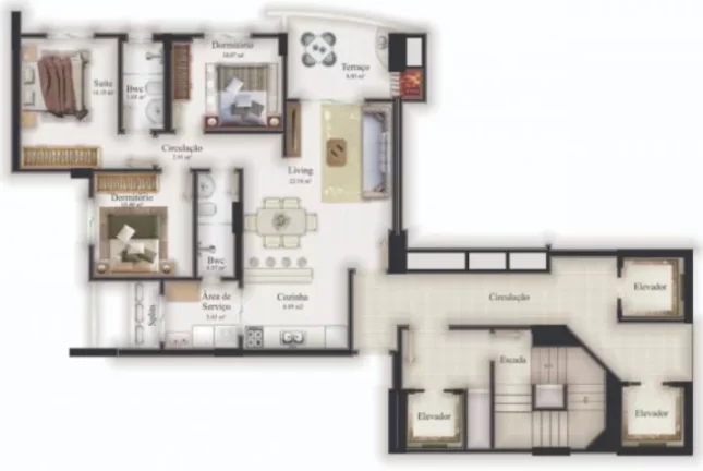 Imagem Le Havre - Residencial - Apartamento à venda no bairro Fazenda - Itajaí/SC