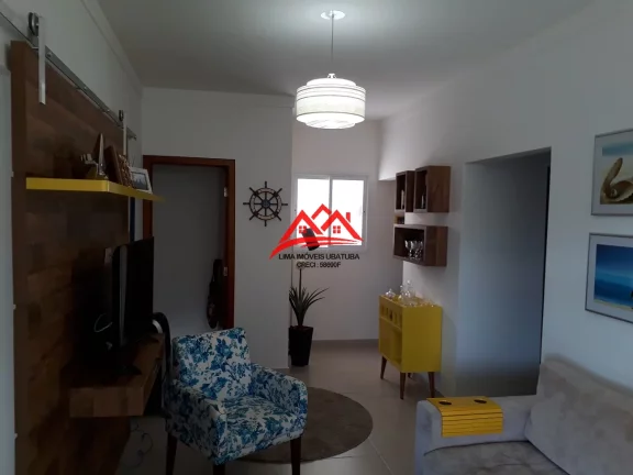 Imagem Apartamento à venda Itaguá, Ubatuba, com varanda gourmet, 3 suítes, lavabo, 2 vagas, piscina, sauna, academia