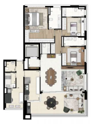 Imagem Apartamento com 3 Quartos à Venda, 156 m² em Paraíso - São Paulo