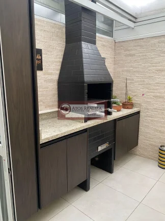 Imagem Venda sobrado em condomínio fechado no campo grande, região da sabará, Imóvel com 2 suites com planejados, Ar Condicionados nos quartos e na sala, cozinha com planejados, Área Gourmet, 2 vagas no subs