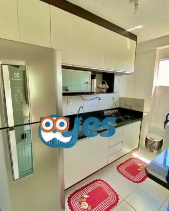 Imagem Yes Imob - Apartamento residencial para Venda, Sim, Feira de Santana, 2 dormitórios, 1 sala, 1 banheiro, 1 vaga, 44,00 m².
