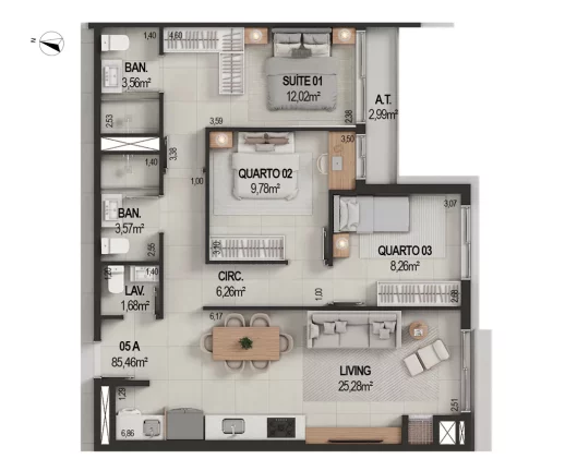 Imagem IT's - Fase 1 - Apartamento à venda no bairro Várzea - Itapema/SC
