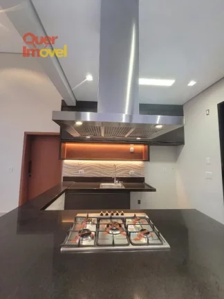 Imagem Casa em condomínio de luxo no Quinta da Primavera, Ribeirão Preto-SP 3 quartos, 3 suítes, 2 salas, 4 banheiros, 4 vagas 155 m² Visite agora! Quer Imóvel Negócios Imobiliários.