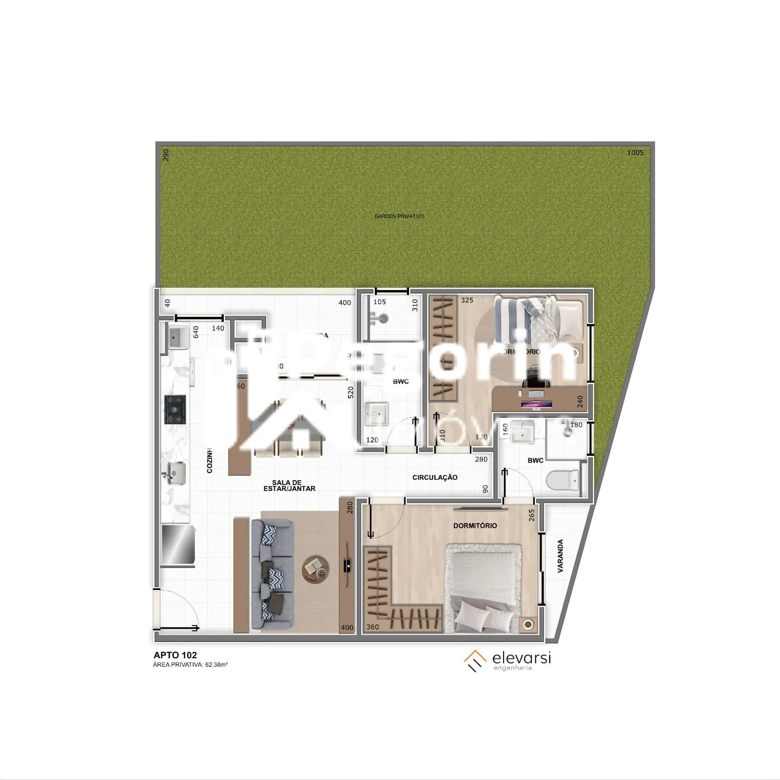 Imagem Apartamento à venda em Pinhais, Centro, com 3 quartos, 73,45m²