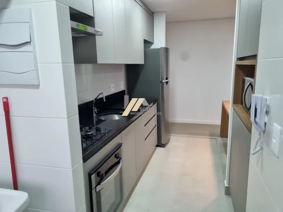 Imagem Apartamento mobiliado para locação no Cambuí, Campinas-SP: 1 quarto, 1 suíte, 1 banheiro, 1 vaga de garagem, 51m² de área. Venha conferir!