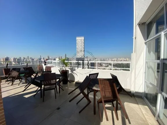 Imagem Seja bem-vindo ao seu novo lar! Este lindo apartamento de 1 quarto, 1 sala, 1 banheiro, com 2 vagas ...