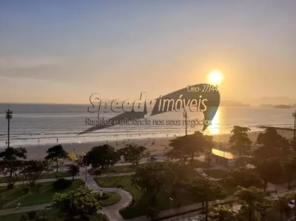 Foto do imóvel Apartamento na orla a praia em Santos, bairro Aparecida em Rua Alexandre Martins