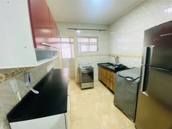 Imagem Apartamento com 2 dorms, Aviação, Praia Grande - R$ 419 mil, Cod: 2471