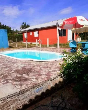 Imagem Sítio em condomínio fechado, Casa mista 53m2, Galpão, Piscina, Águas Claras