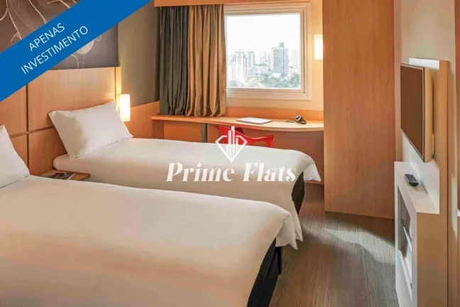 Foto do imóvel Flat disponível para venda no Ibis Jundiaí, com 18m², 1 dormitório e 1 vaga de garagem em Avenida Nove de Julho