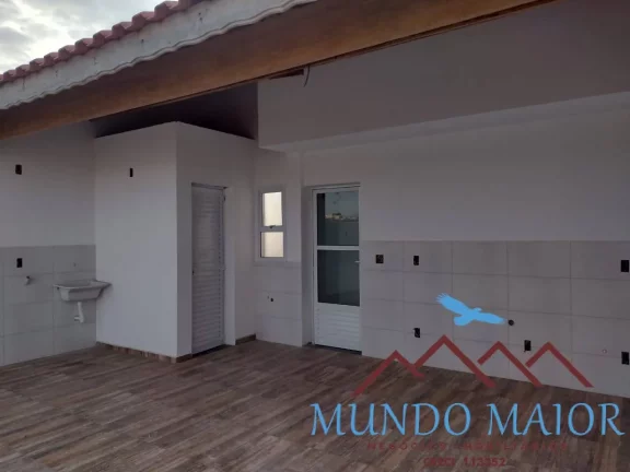 Imagem Cobertura 2 dormitórios e 3 banheiro 88m por R$ 360.000,00 - Vila Linda !