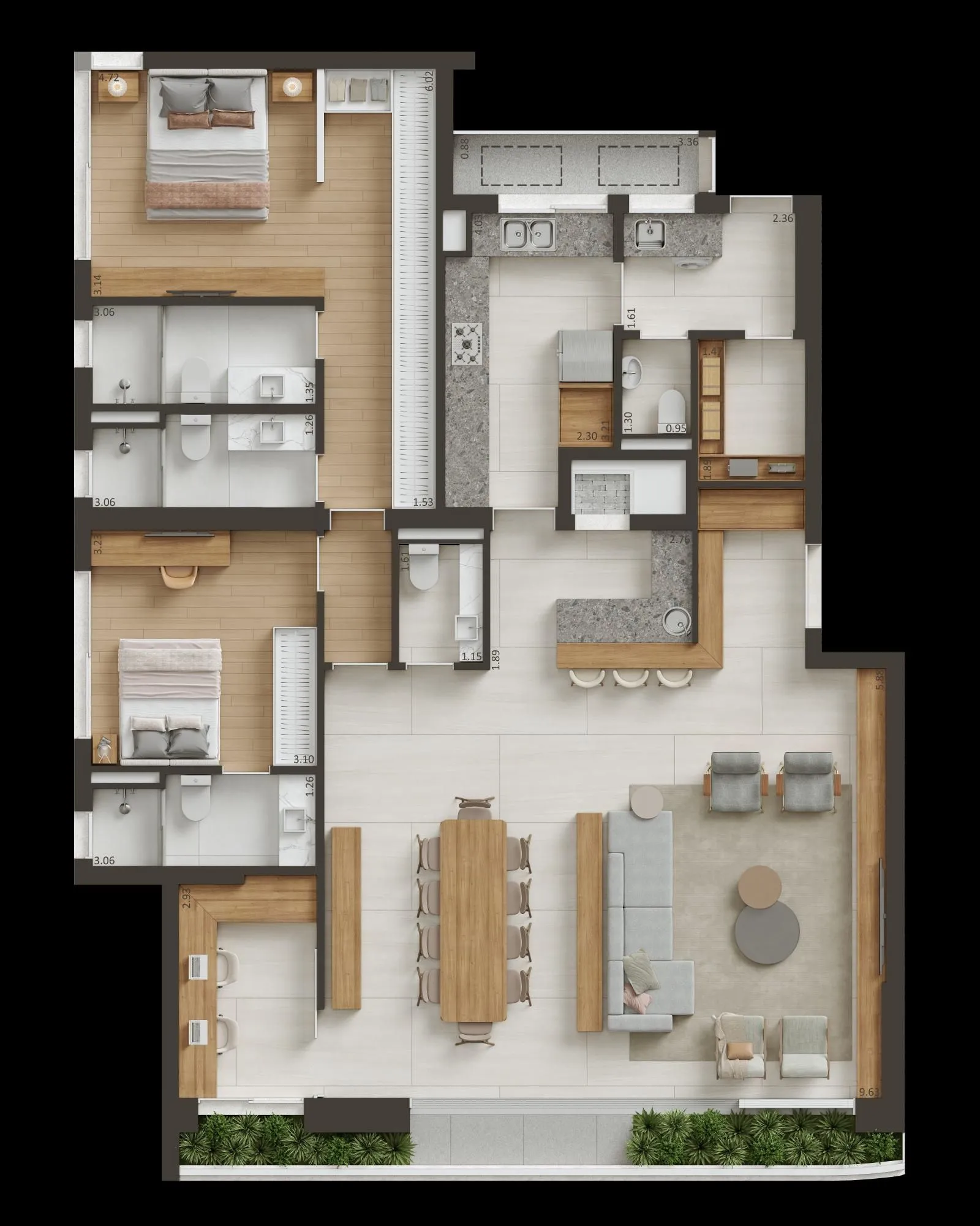Imagem Apartamento em Menino Deus
