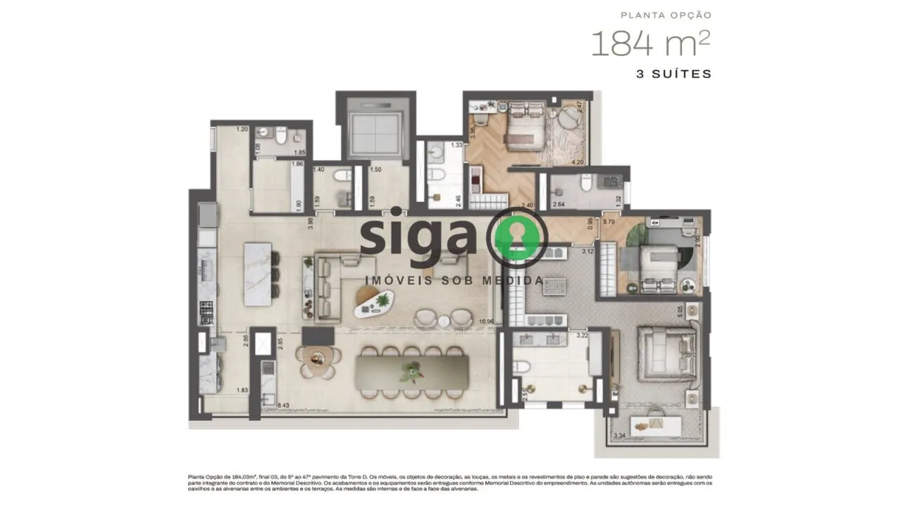 Imagem APARTAMENTOS DE ALTO PADRÃO À VENDA EM SANTO AMARO AO LADO DA HÍPICA CONDOMÍNIO CL