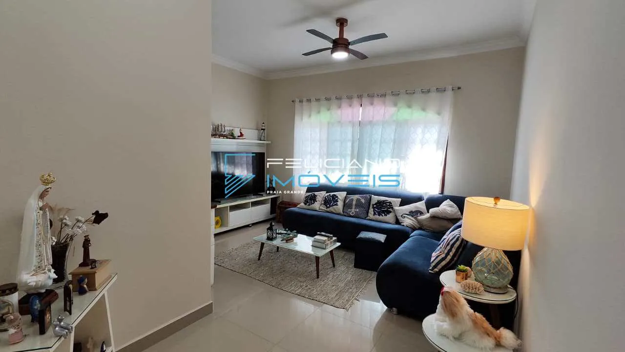 Imagem Casa com 3 quartos, Flórida, Praia Grande - R$ 1.2 mi, Cod: 7445