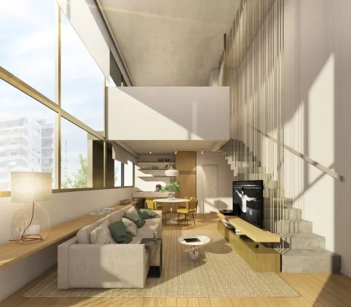 Imagem Studio à venda em São Paulo, Cerqueira César, com 1 quarto, 30,7m2