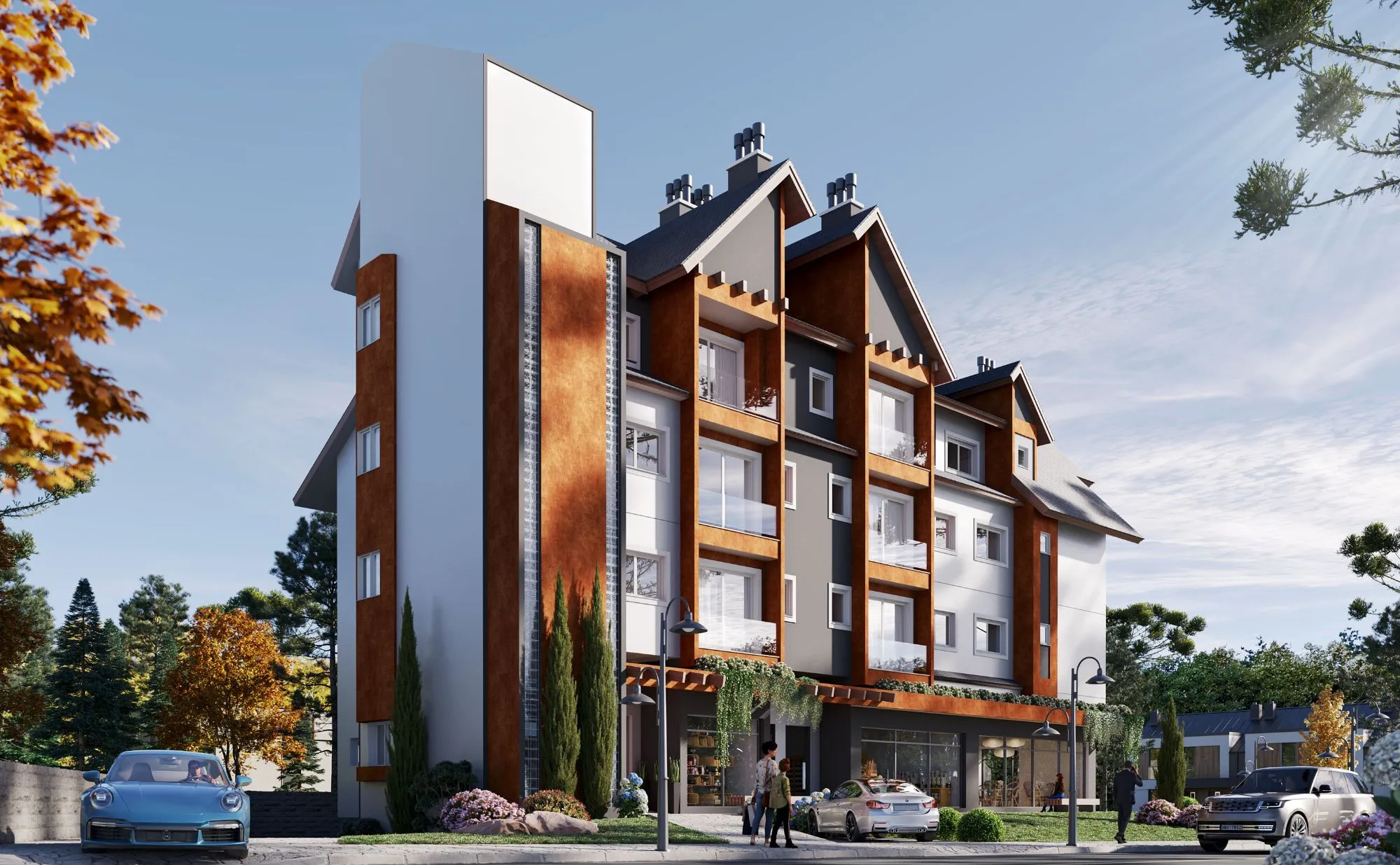 Imagem Apartamento à venda em Gramado, Av. Central, com 1 quarto, 57.18m2