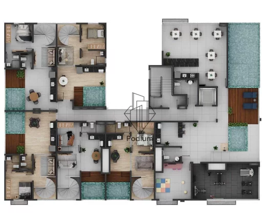 Imagem Apartamentos com varanda / sacada gourmet a 100m da BR-230 no bairro Bella Vista II / Cabedelo - AP2002