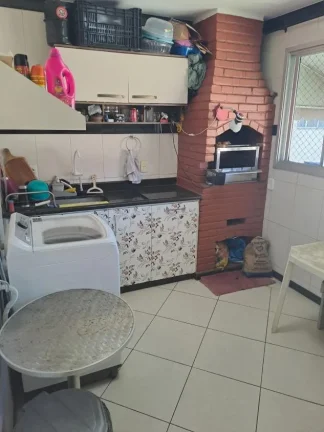 Imagem Apartamento 84m², Sol da manhã, frente, 3 quartos sendo 1 suíte, 2 banheiros, cozinha e área serviço com churrasqueira, área gourmet e armário planejado.