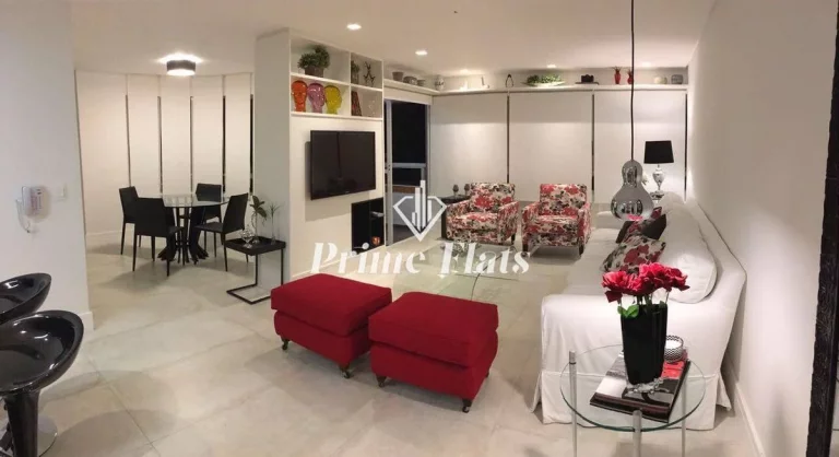 Foto do imóvel Flat disponível para venda no Condomínio Edifício George V Residence, com 117m², 2 dormitórios e 2 vagas! em Rua José Maria Lisboa
