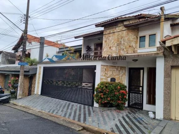 Imagem Lindo Sobrado à Venda com 3 dormitórios, 3 suítes, hidromassagem, 5 vagas, Parque Espacial, São Bernardo do Campo