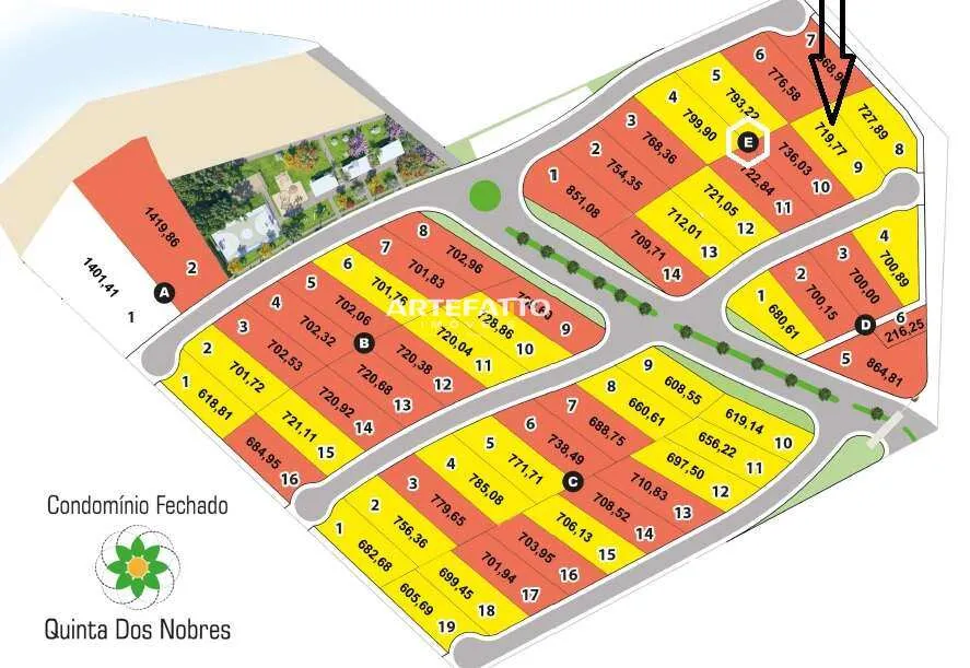 Foto do imóvel Terreno em Condomínio à venda em Cássia, 720m2