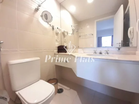 Imagem Flat disponível para locação no Clarion Faria Lima, com 54m², 2 dormitórios e 2 vagas