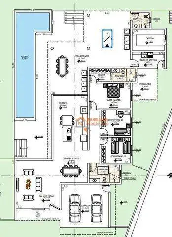 Imagem Casa com 3 dormitórios à venda, 300 m² por R$ 1.300.000,00 - Cocuera - Mogi das Cruzes/SP