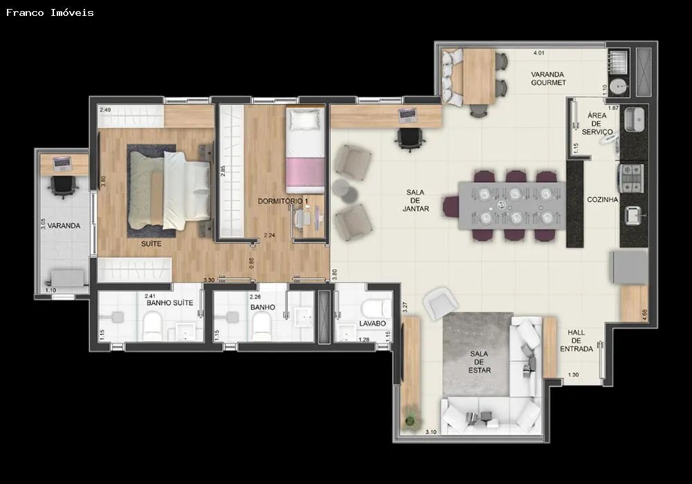 Imagem Apartamento Garden para Venda em Santo André, Vila Floresta, 3 dormitórios, 1 suíte, 2 banheiros, 2 vagas