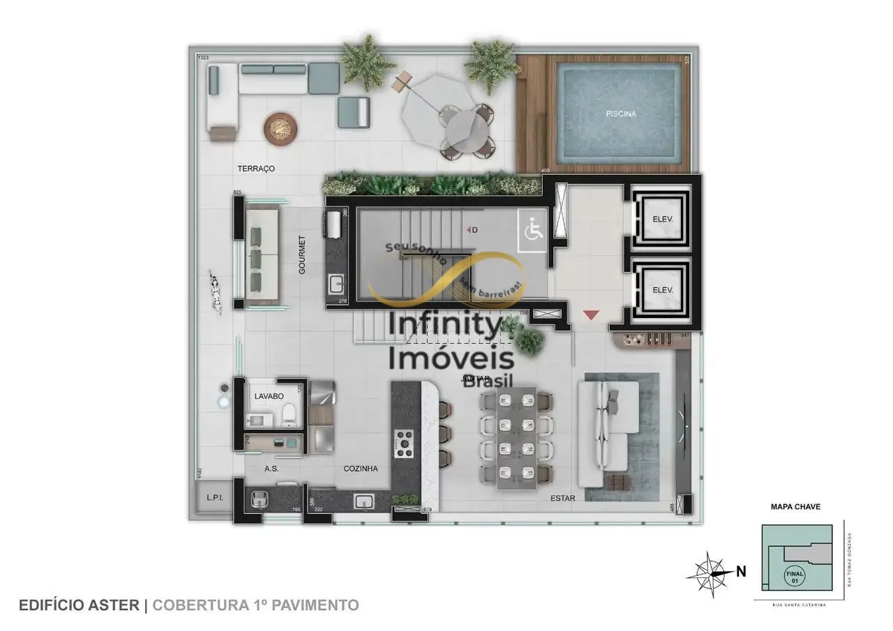 Imagem Aster Lourdes - Apartamento à venda no bairro Lourdes - Belo Horizonte/MG