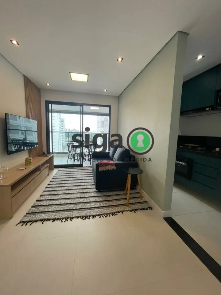 Imagem Apartamento no Jardim América para Locação com 59,80m Mobiliado 2 quartos sendo 1 suite, 1 vaga