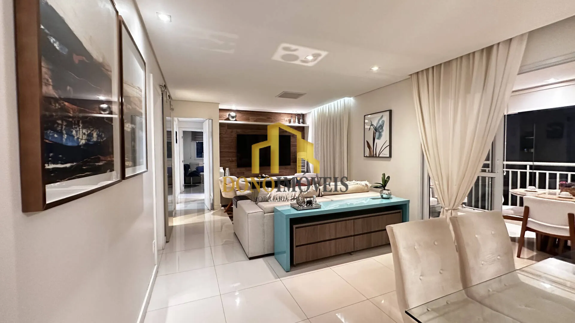 Imagem Apto venda 3 dorm vista piscina 123m Cond Domo Life Centro SBC SP